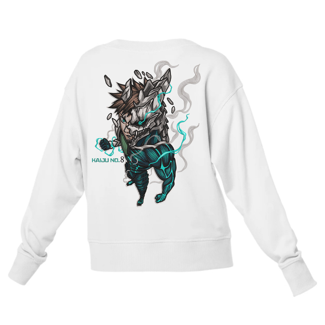 Kafka Kaiju No. 8 Embroidered Men's Sweatshirt