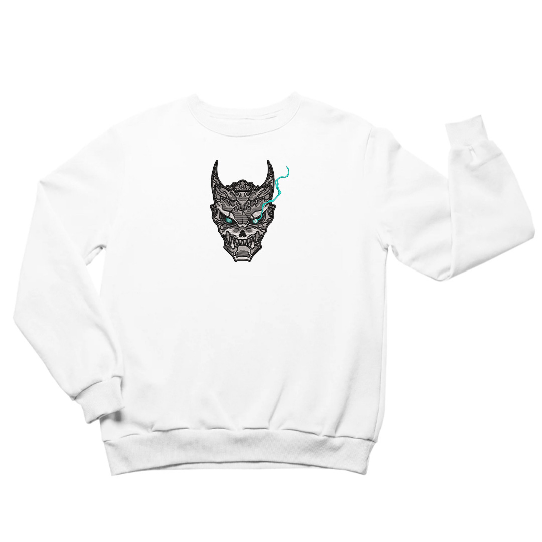 Kafka Kaiju No. 8 Embroidered Men's Sweatshirt