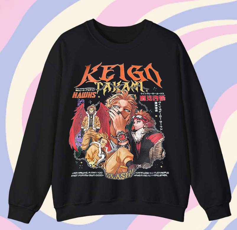 Keigo Takami Hawks My Hero Academia Printed Unisex Sweatshirt