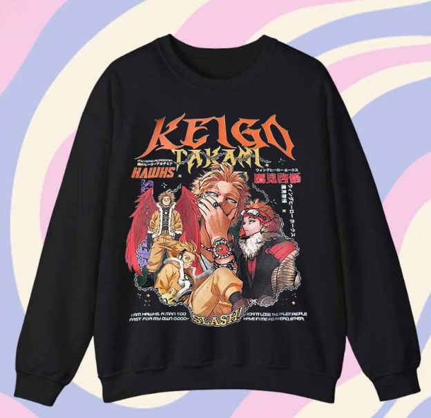 Keigo Takami Hawks My Hero Academia Printed Unisex Sweatshirt