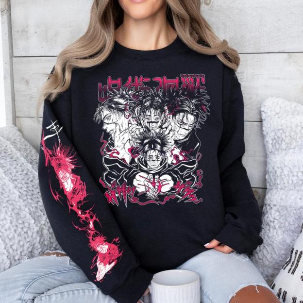 Jujutsu Kaisen Printed Unisex Sweatshirt