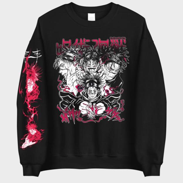 Jujutsu Kaisen Printed Unisex Sweatshirt