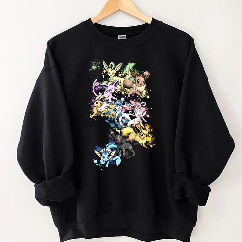 Pokemon Printed Oversized Unisex Sweatshirt