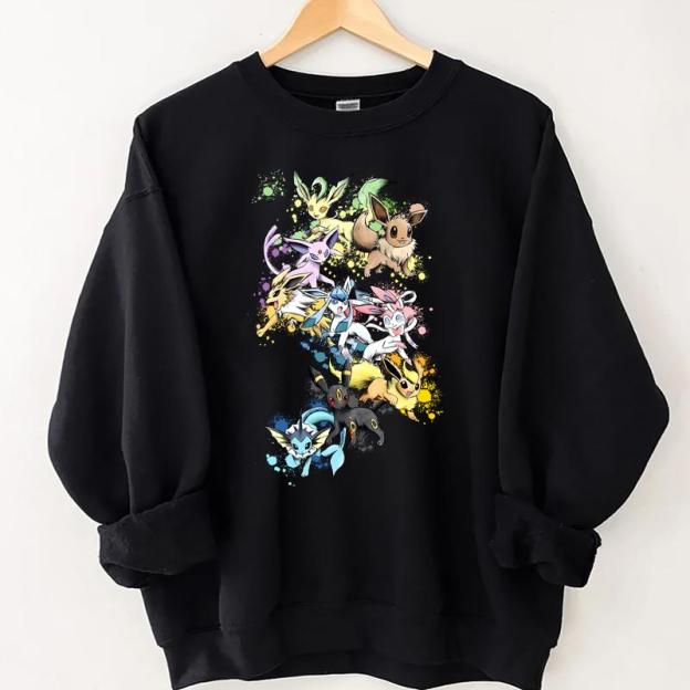 Pokemon Printed Oversized Unisex Sweatshirt