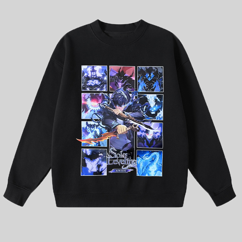 Solo Leveling Printed Unisex Sweatshirt