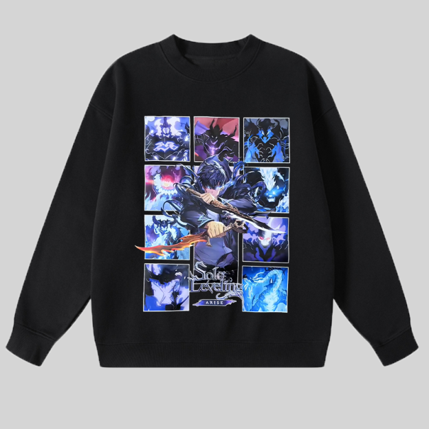 Solo Leveling Printed Unisex Sweatshirt