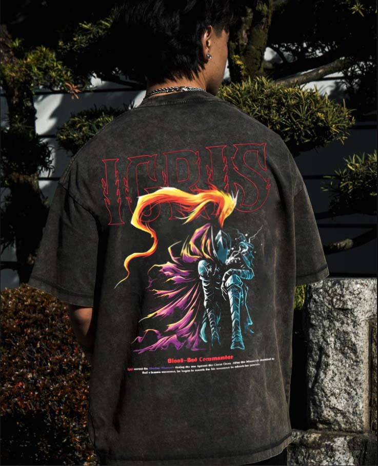 Igris Solo Leveling Printed Unisex Washed T-Shirt