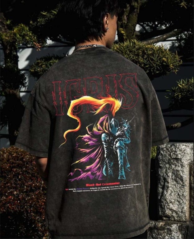 Igris Solo Leveling Printed Unisex Washed T-Shirt