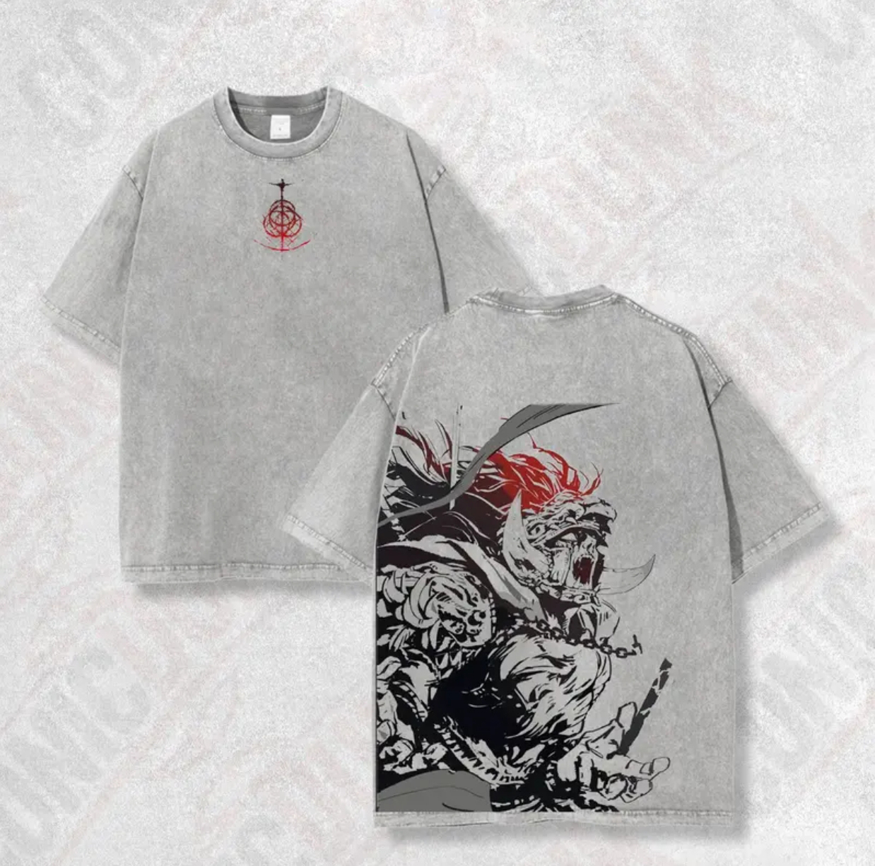 Elden Ring Printed Unisex Washed T-Shirt