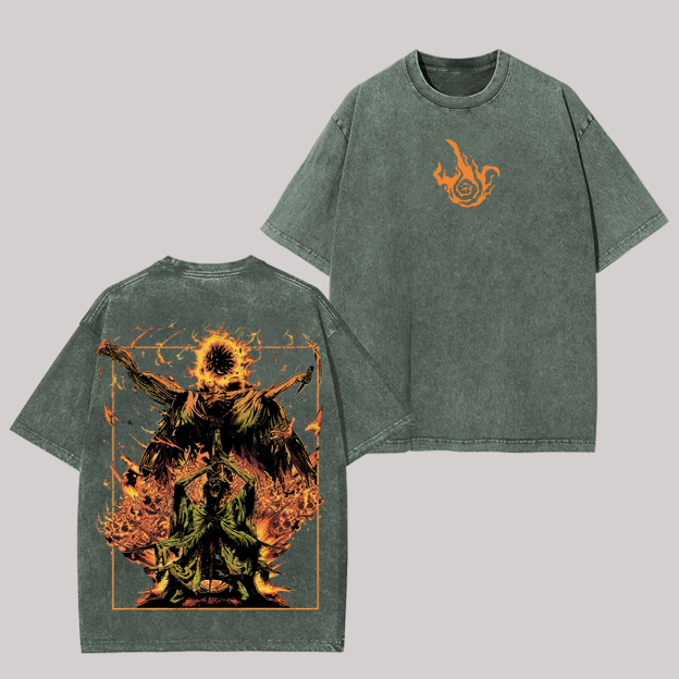 Elden Ring Wiki Printed Unisex Washed T-Shirt