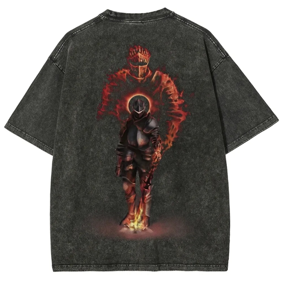 Dark Souls Printed Unisex Washed T-Shirt