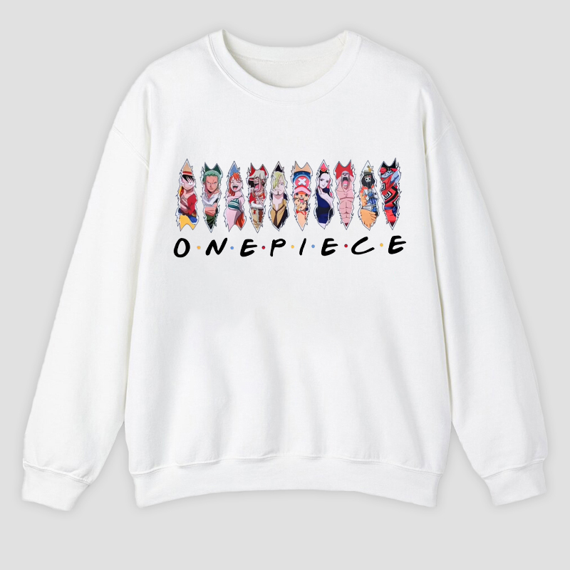 One Piece Printed Unisex Sweatshirt