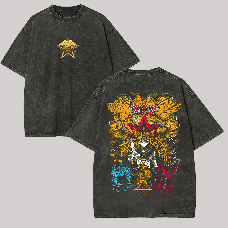 Yu-Gi-Oh! Printed Unisex Washed T-Shirt