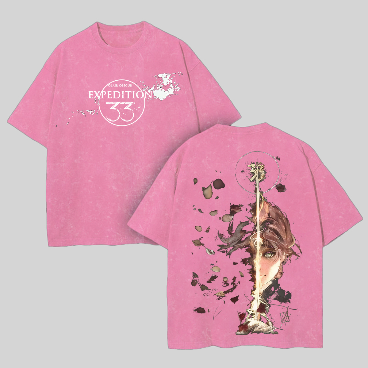 Clair Obscur: Expedition 33 Printed Unisex Washed T-Shirt Image - 7