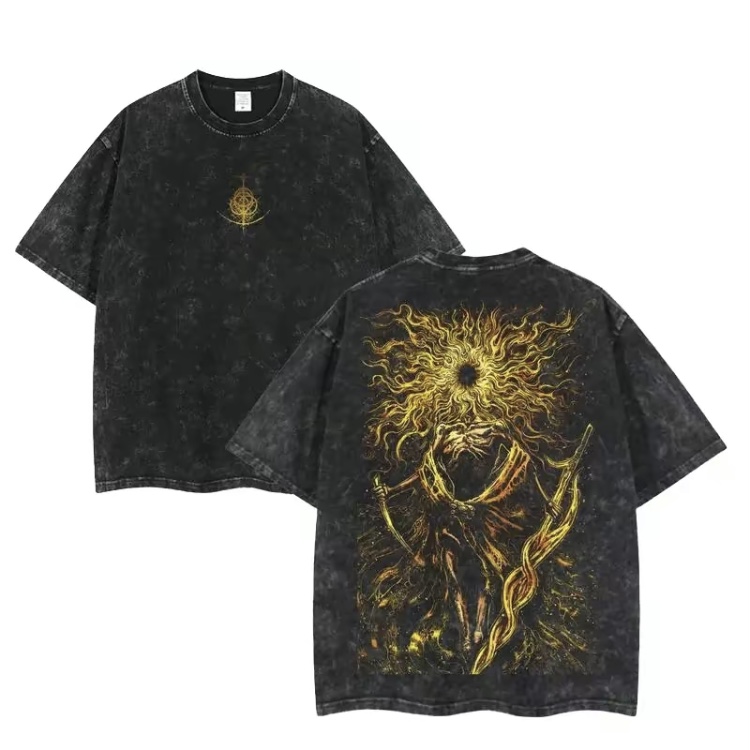 Elden Ring Printed Unisex Washed T-Shirt