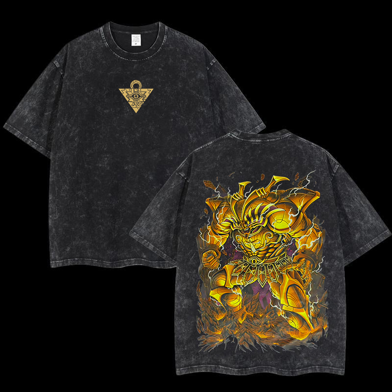Exodia the Forbidden Yu-Gi-Oh! Printed Unisex Washed T-Shirt