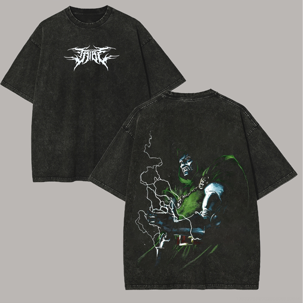 Doctor Doom Printed Unisex Washed T-Shirt