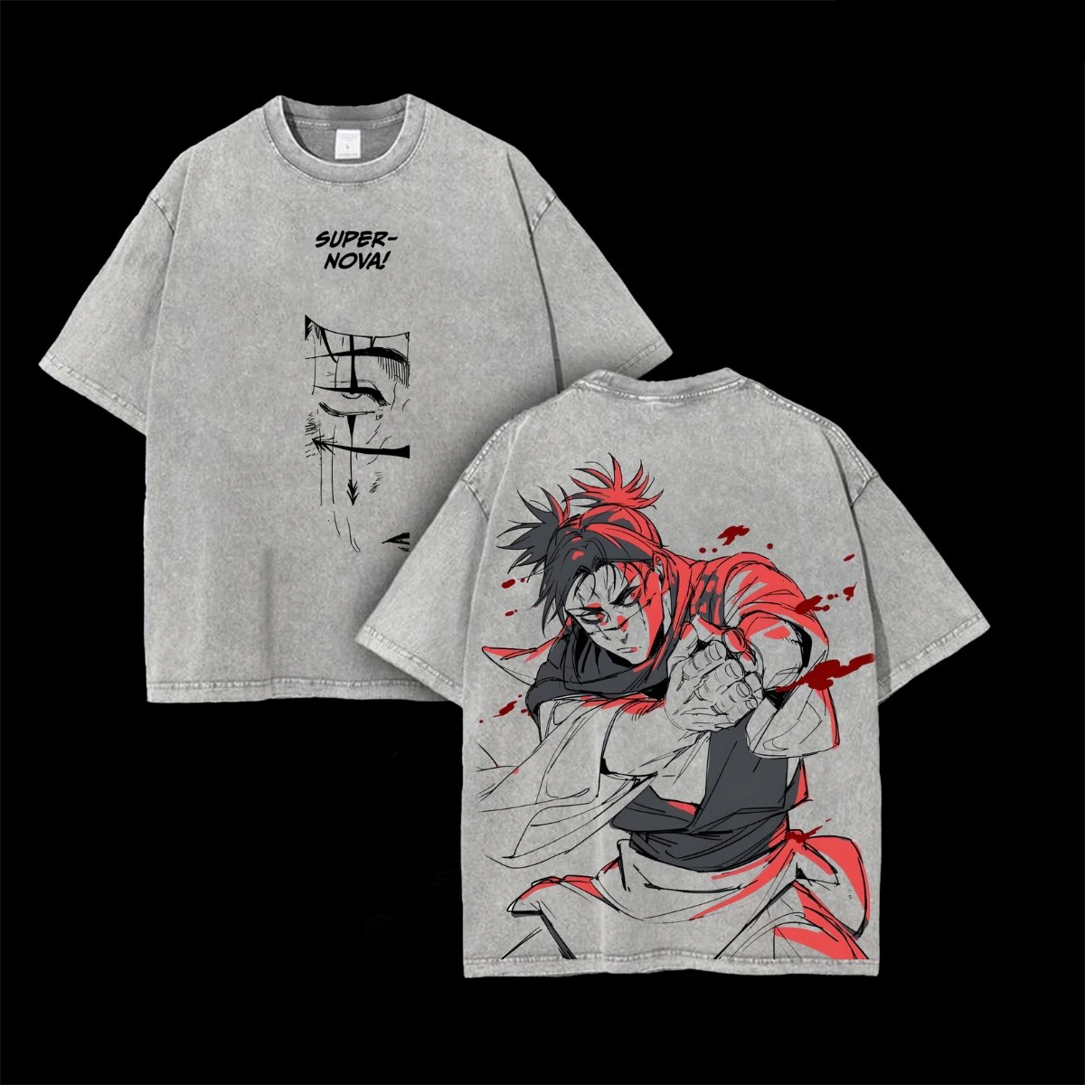 Choso Printed Unisex Washed T-Shirt