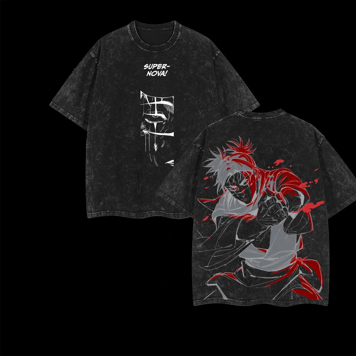 Choso Printed Unisex Washed T-Shirt