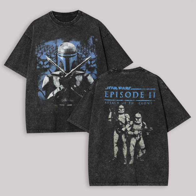 Star Wars Printed Unisex Washed T-Shirt