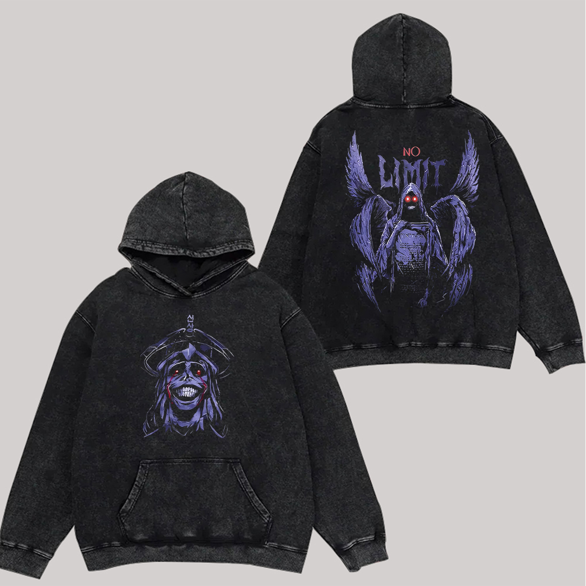 Solo Leveling Printed Unisex Washed Hoodie Image - 1