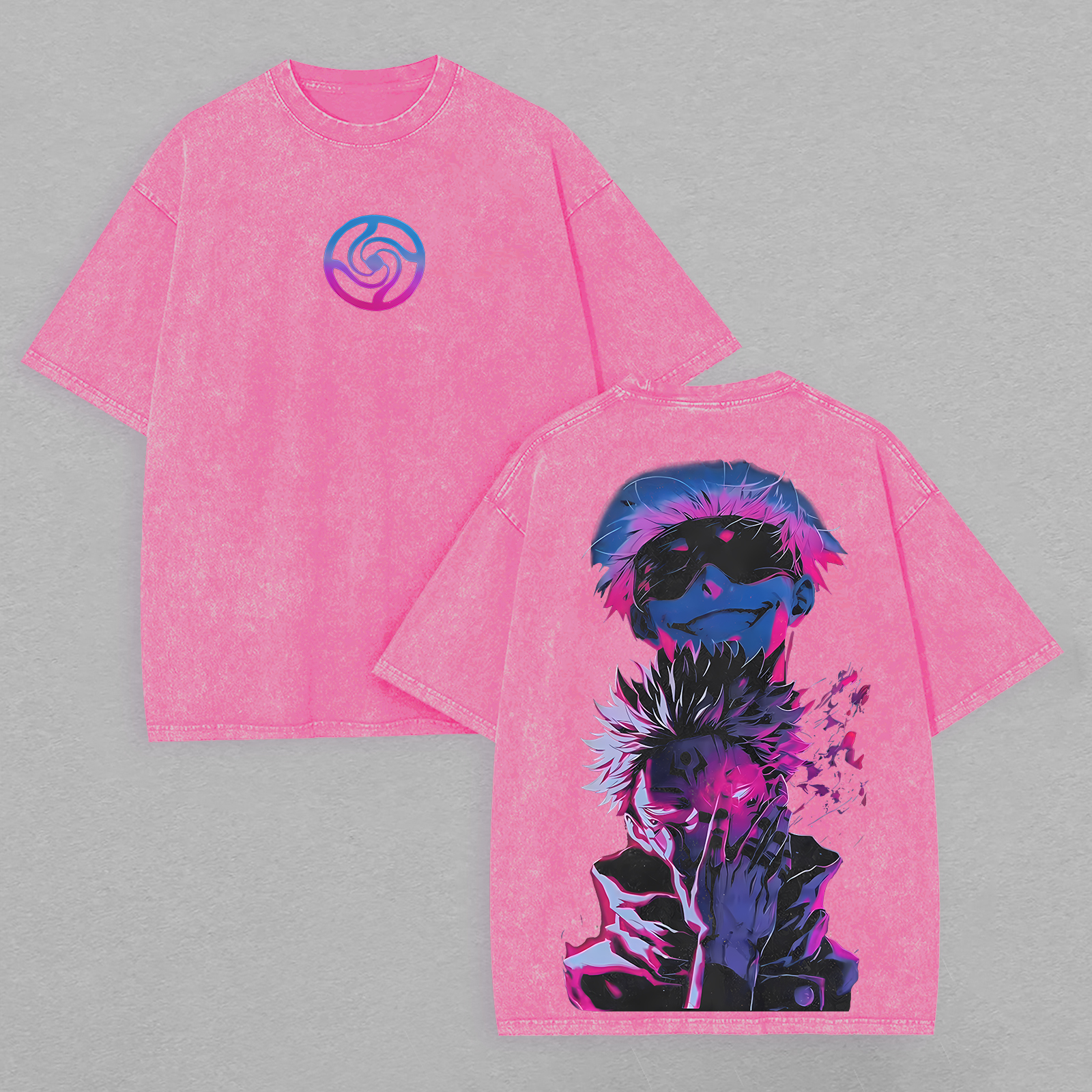 Jujutsu Kaisen Printed Unisex Washed T-Shirt Image - 8