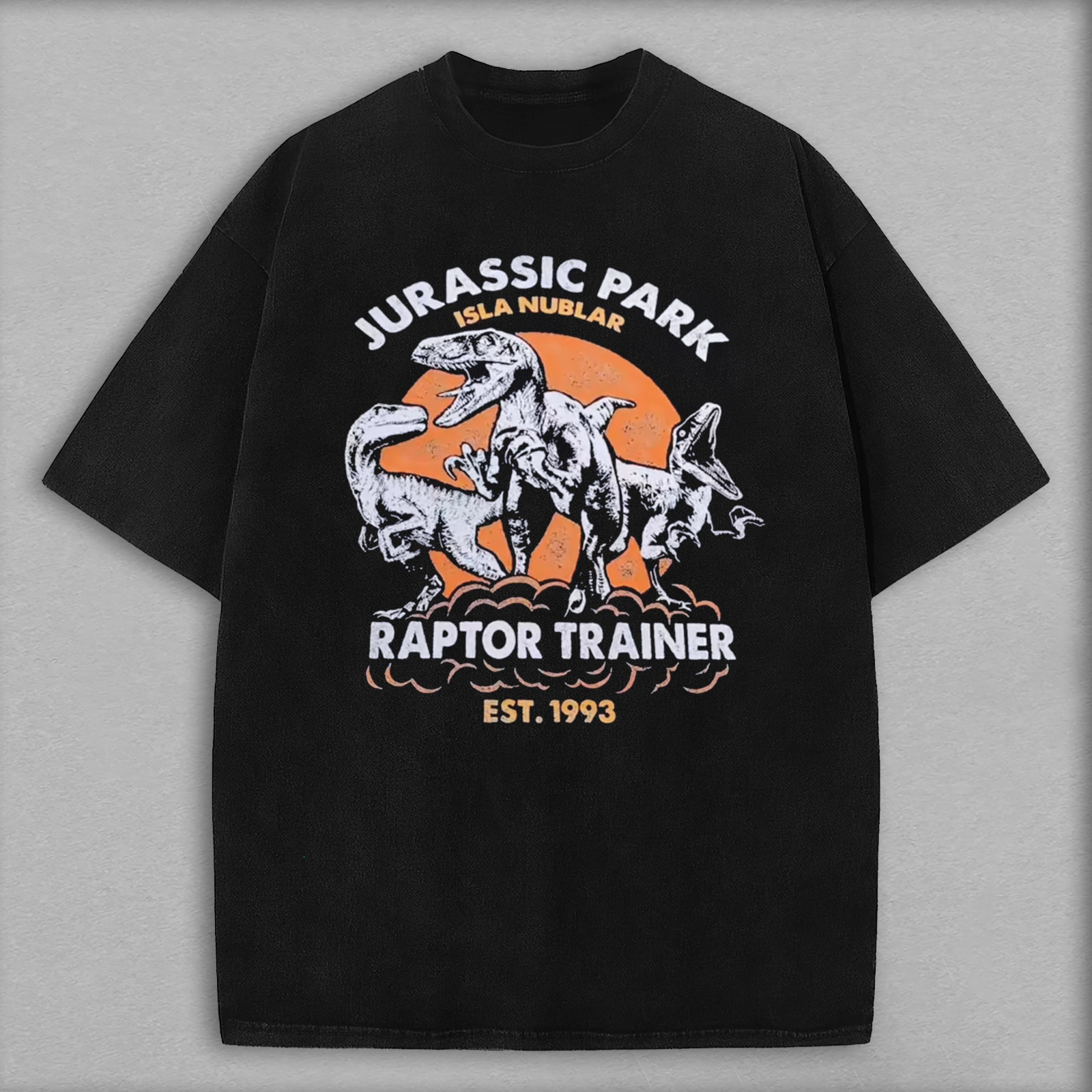 Jurassic Park Printed Oversized Unisex T-shirts