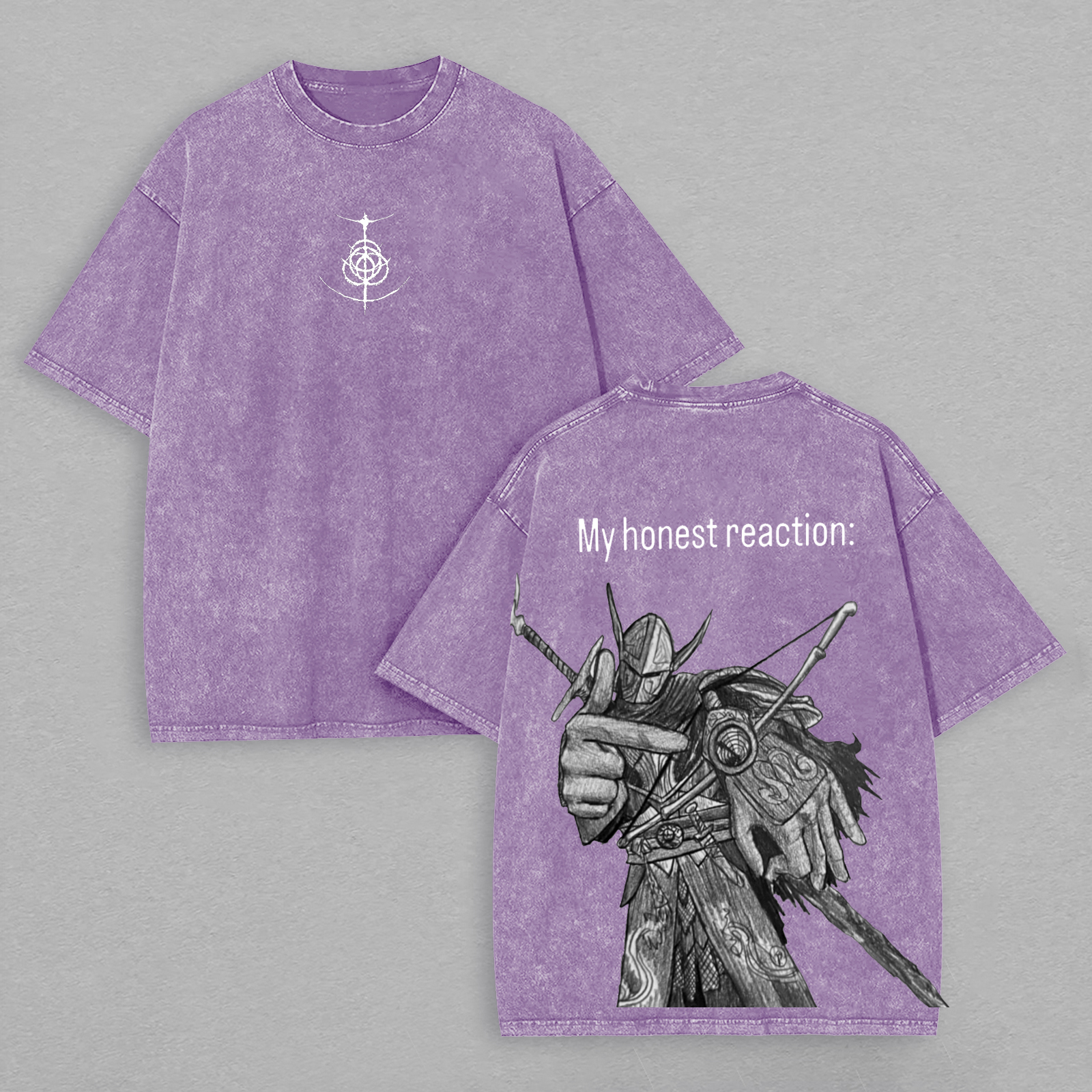 Elden Ring Printed Unisex Washed T-Shirt