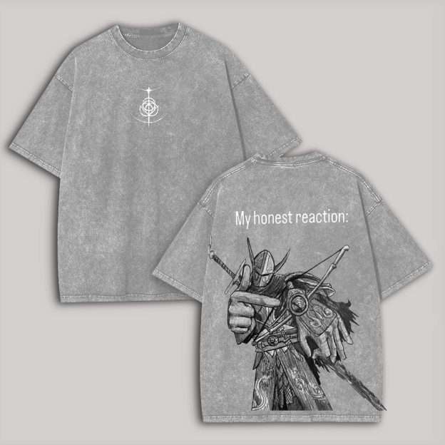 Elden Ring Printed Unisex Washed T-Shirt