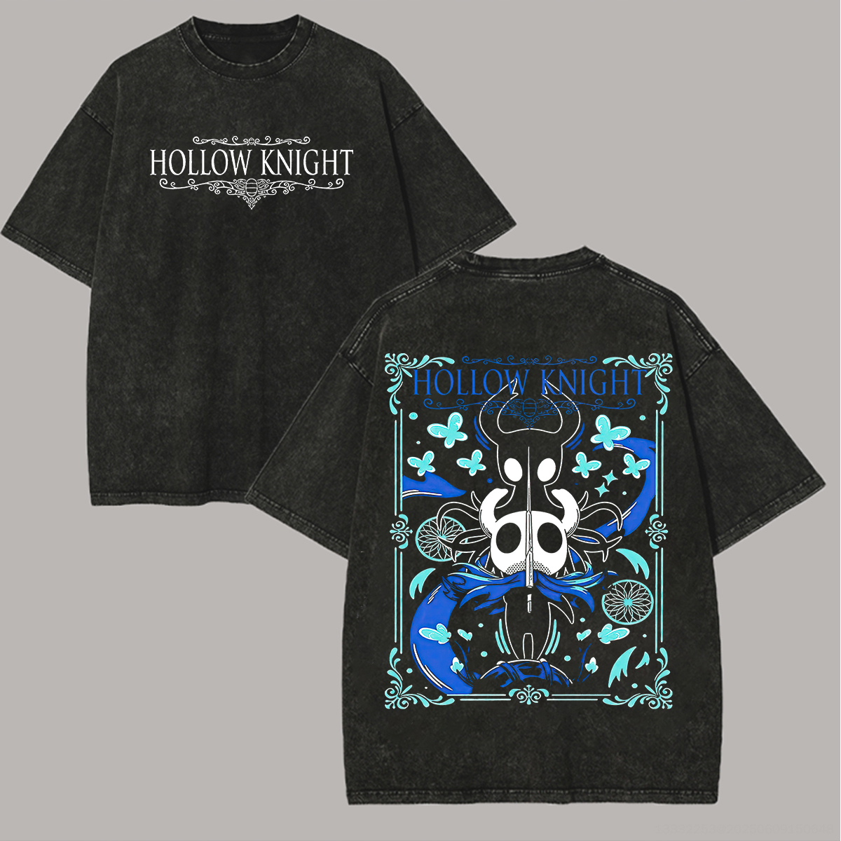 Hollow Knight Printed Unisex Washed T-Shirt