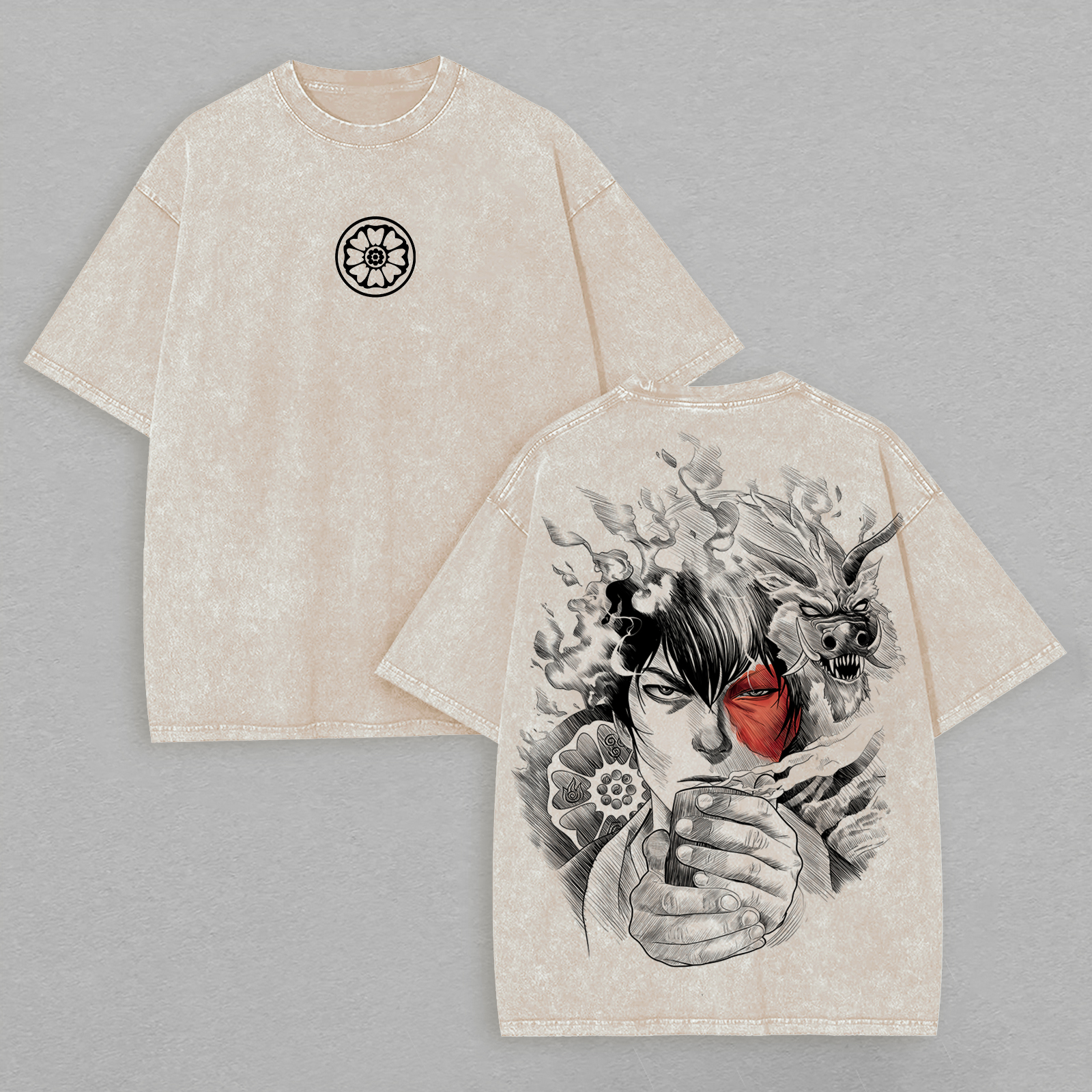 Avatar: The Last Airbender Printed Unisex Washed T-Shirt Image - 2