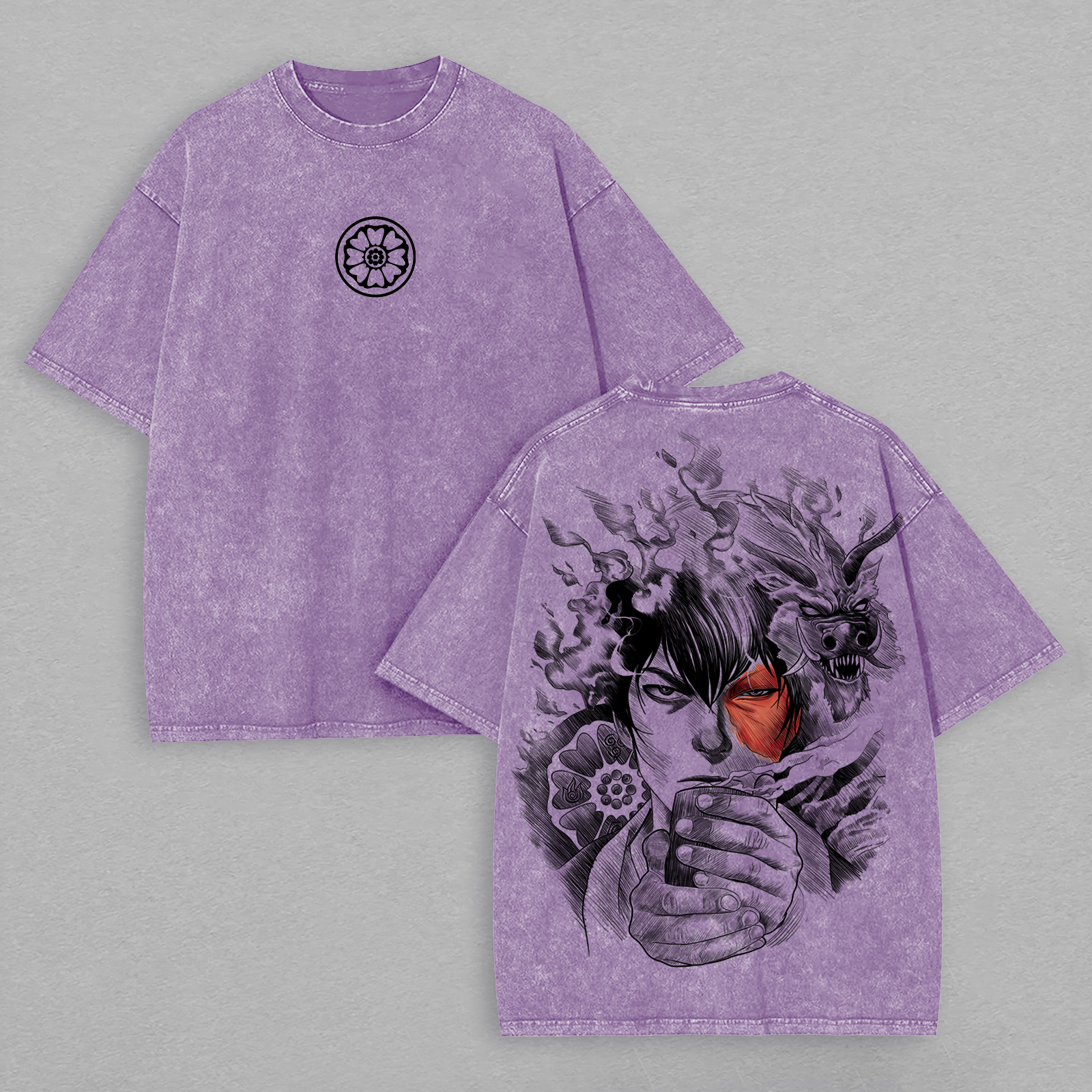 Avatar: The Last Airbender Printed Unisex Washed T-Shirt Image - 6