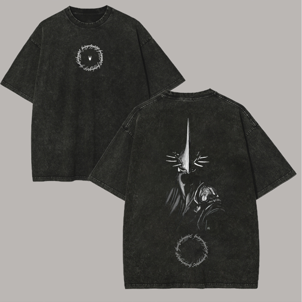 The Lord of the Rings Printed Unisex Washed T-Shirt