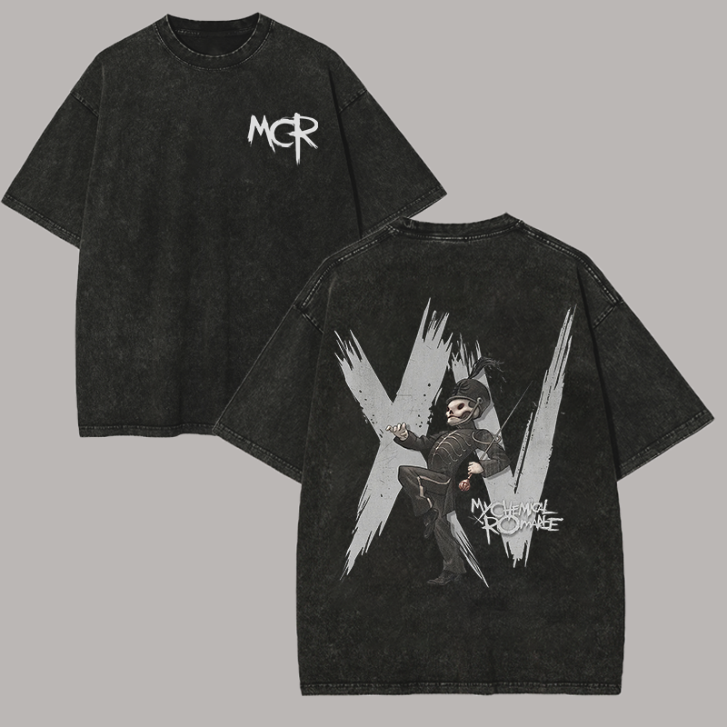 My Chemical Romance Printed Unisex Washed T-Shirt Image - 1