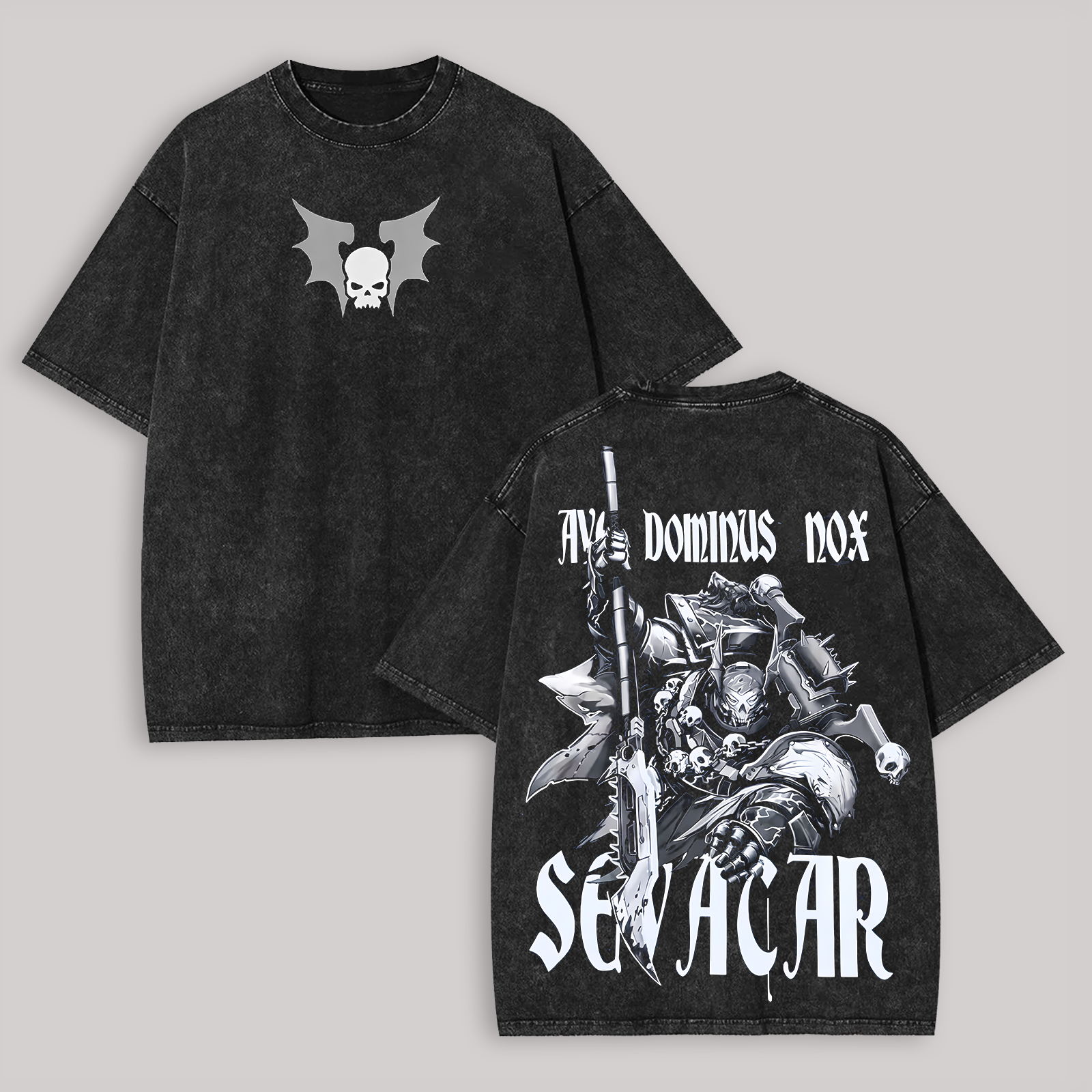 40k Printed Unisex Washed T-Shirt