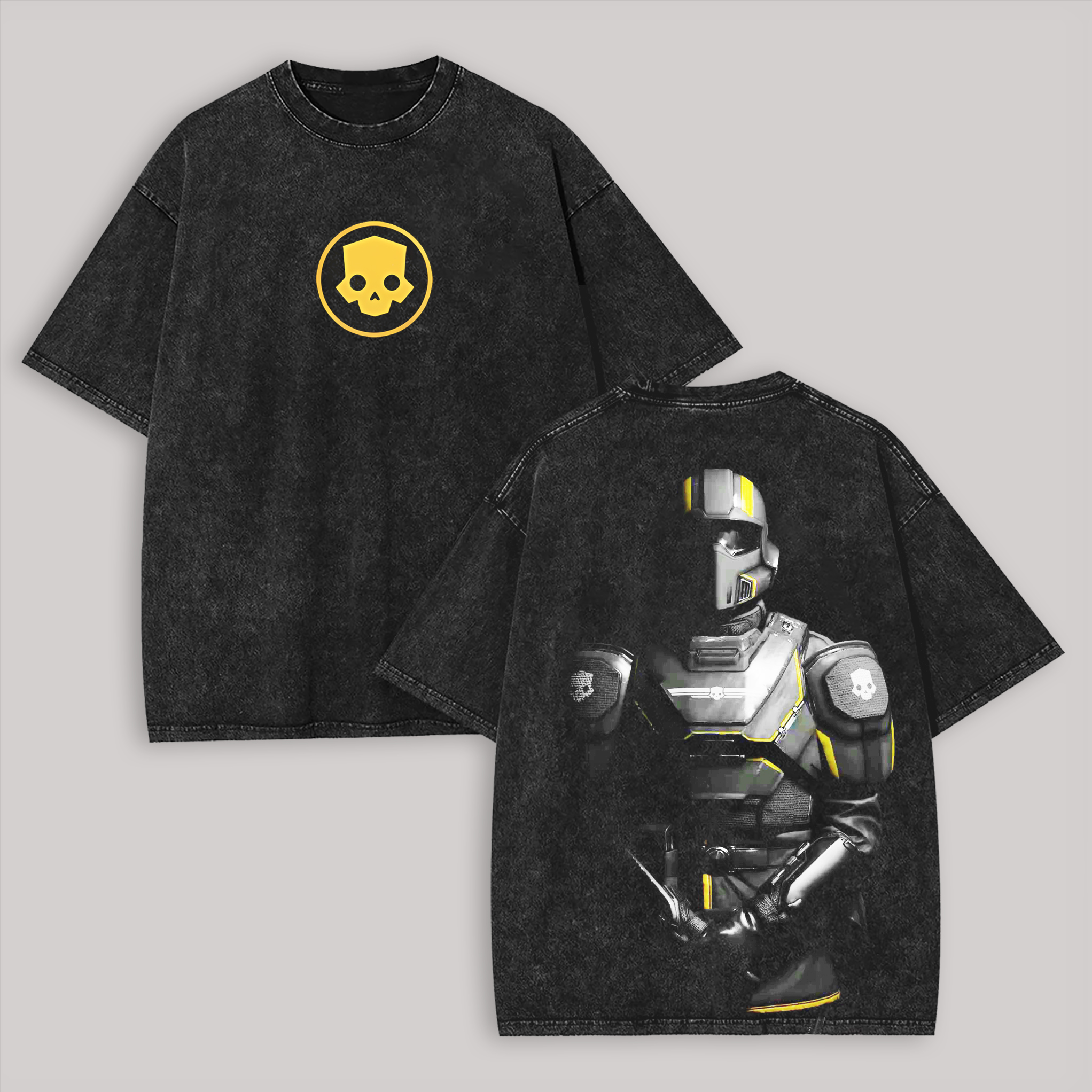 Helldivers II Printed Unisex Washed T-Shirt