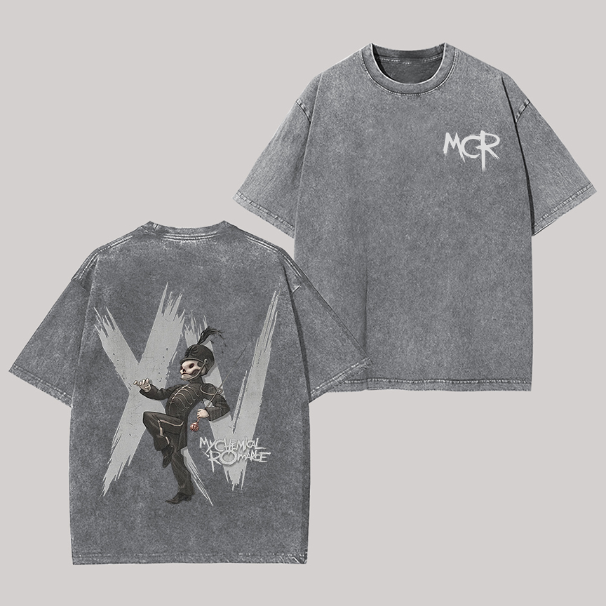 My Chemical Romance Printed Unisex Washed T-Shirt Image - 3