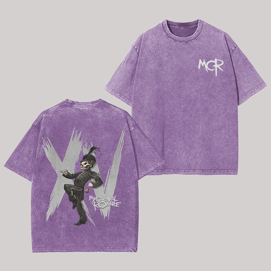 My Chemical Romance Printed Unisex Washed T-Shirt Image - 2