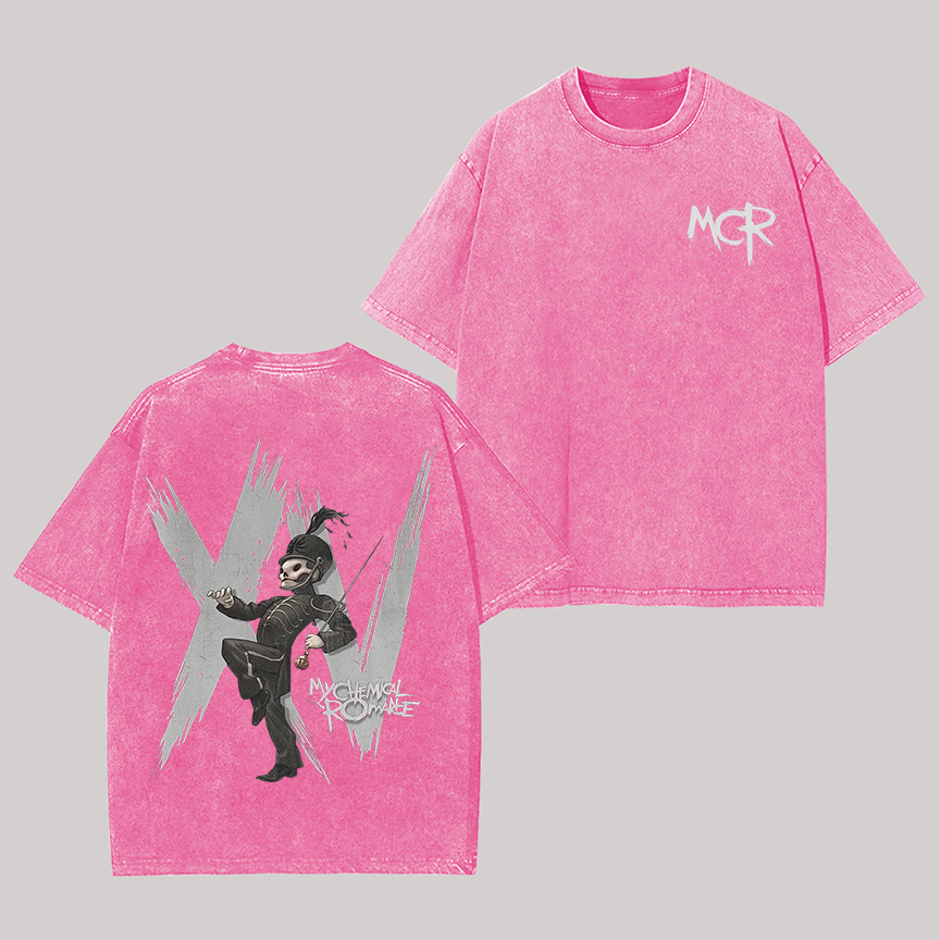 My Chemical Romance Printed Unisex Washed T-Shirt Image - 6