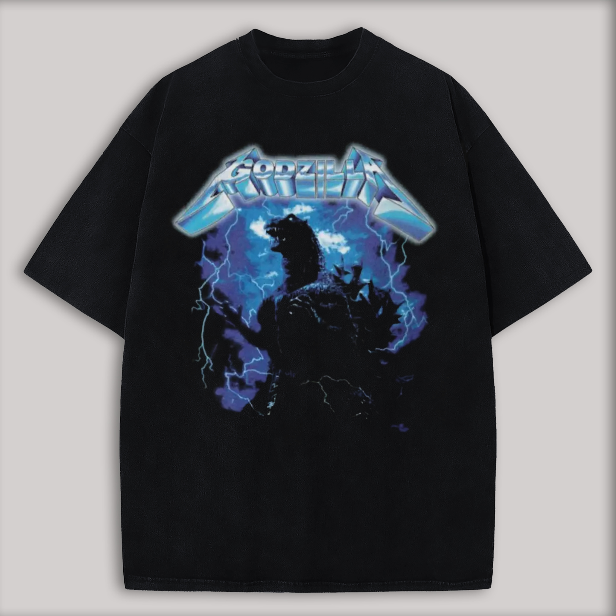 Godzilla Printed Oversized Unisex T-shirts