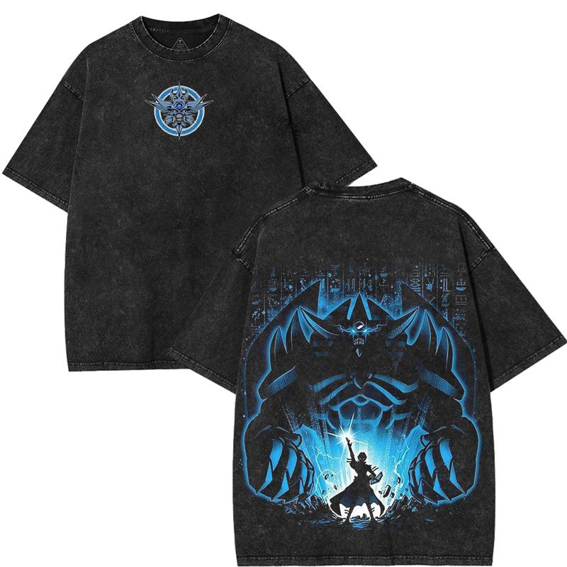 Yu-Gi-Oh! Printed Unisex Washed T-Shirt