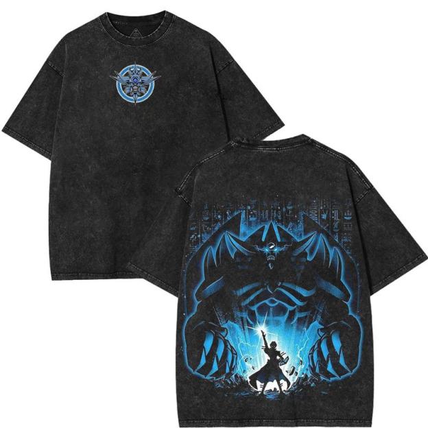 Yu-Gi-Oh! Printed Unisex Washed T-Shirt