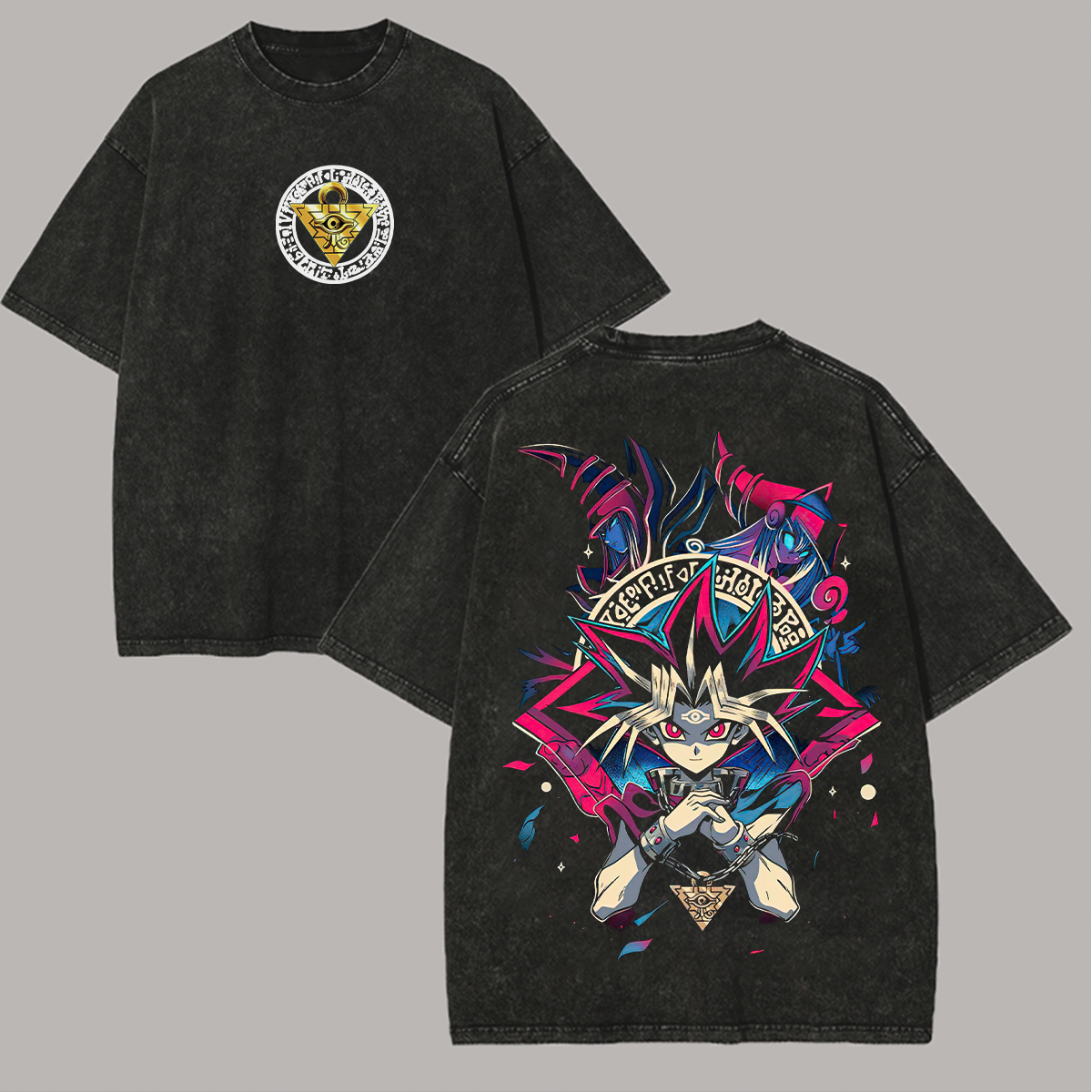 Yu-Gi-Oh! Printed Unisex Washed T-Shirt