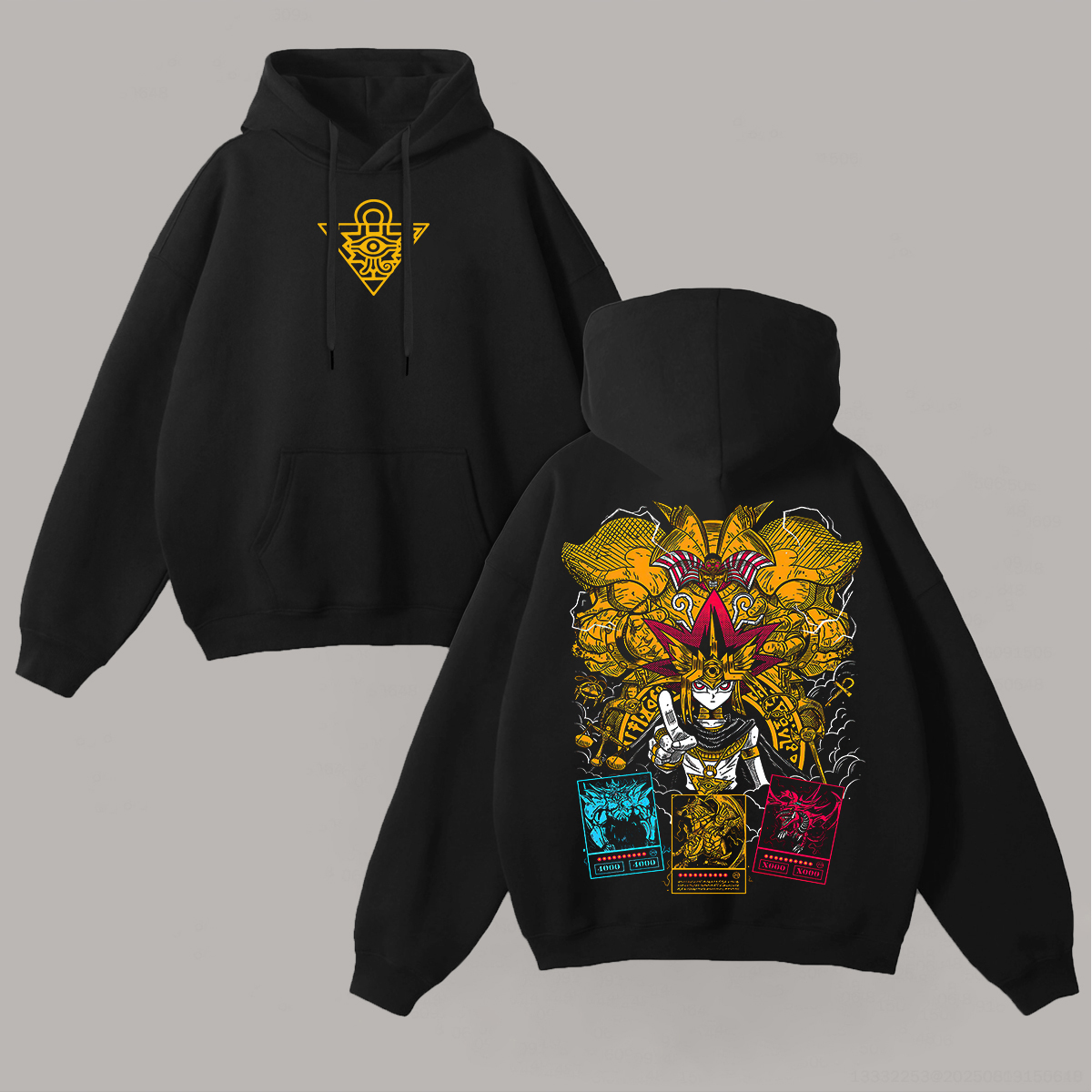 Yu-Gi-Oh! Printed Fleece-lined Unisex Hoodie