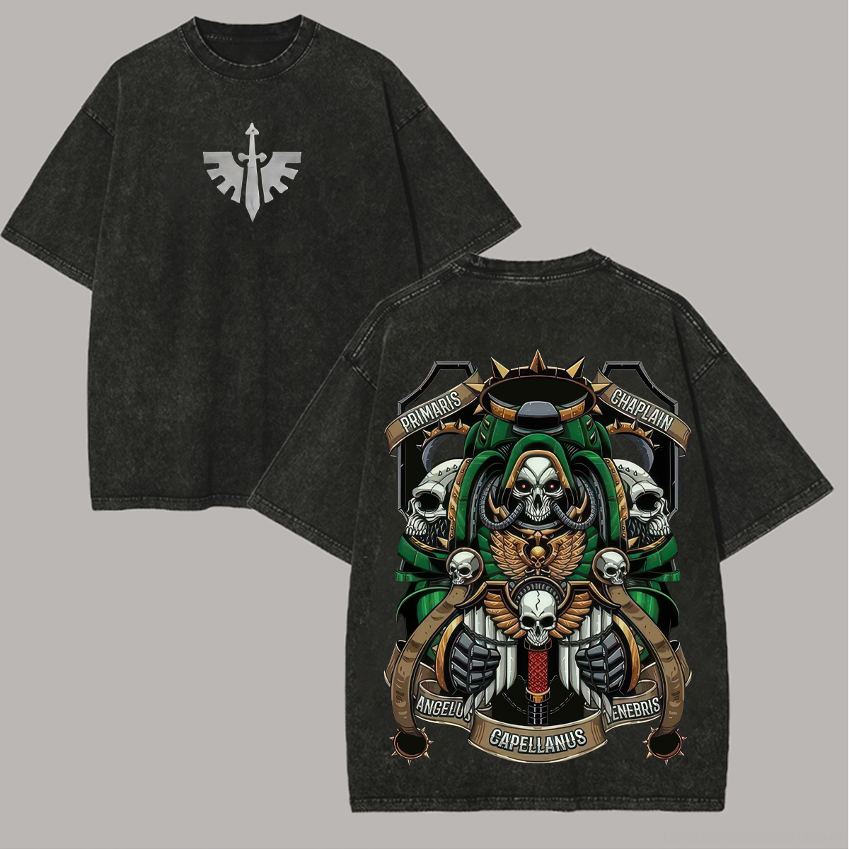 40k Printed Unisex Washed T-Shirt