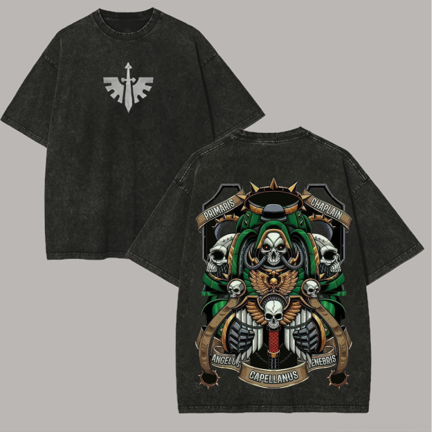 40k Printed Unisex Washed T-Shirt