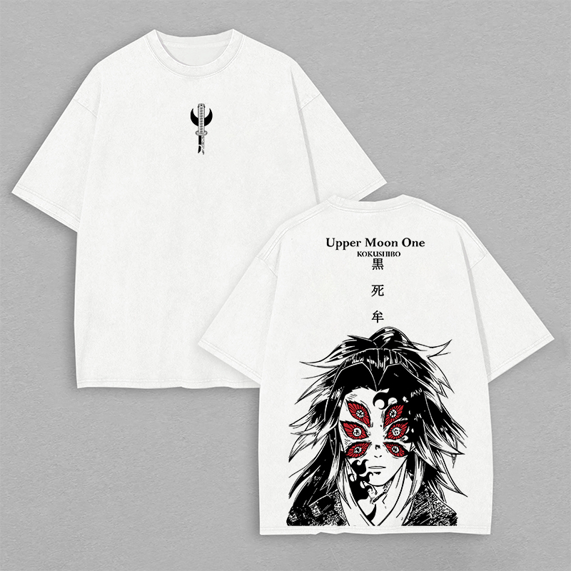 Demon Slayer Kokushibo Printed Unisex Oversized T-shirt