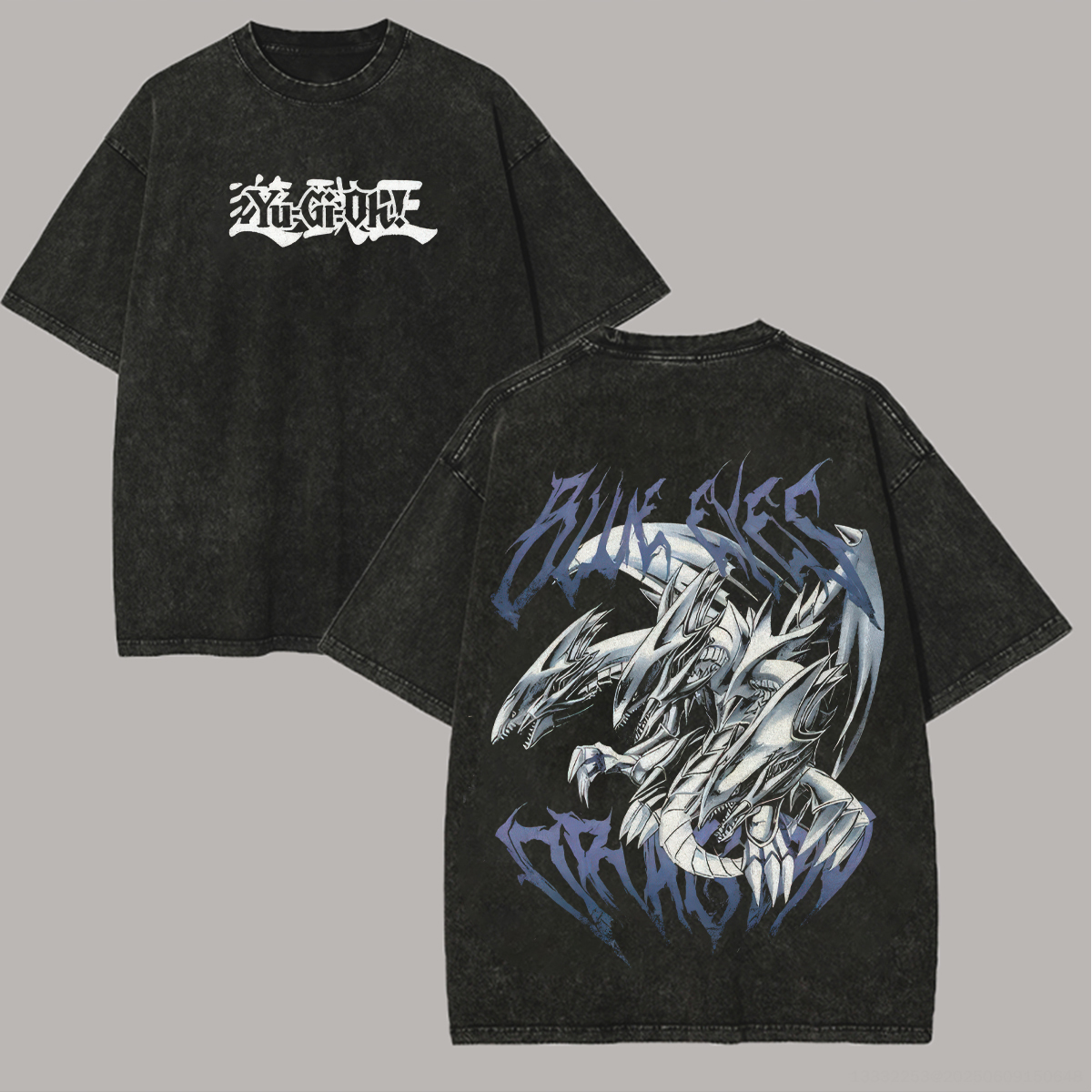 Yu-Gi-Oh! Printed Unisex Washed T-Shirt