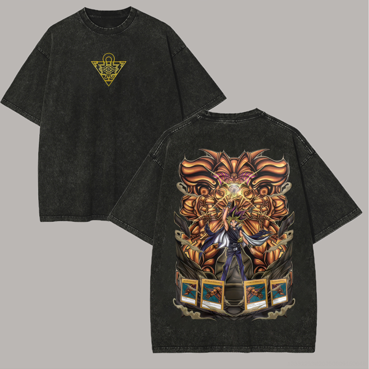 Yu-Gi-Oh! Printed Unisex Washed T-Shirt
