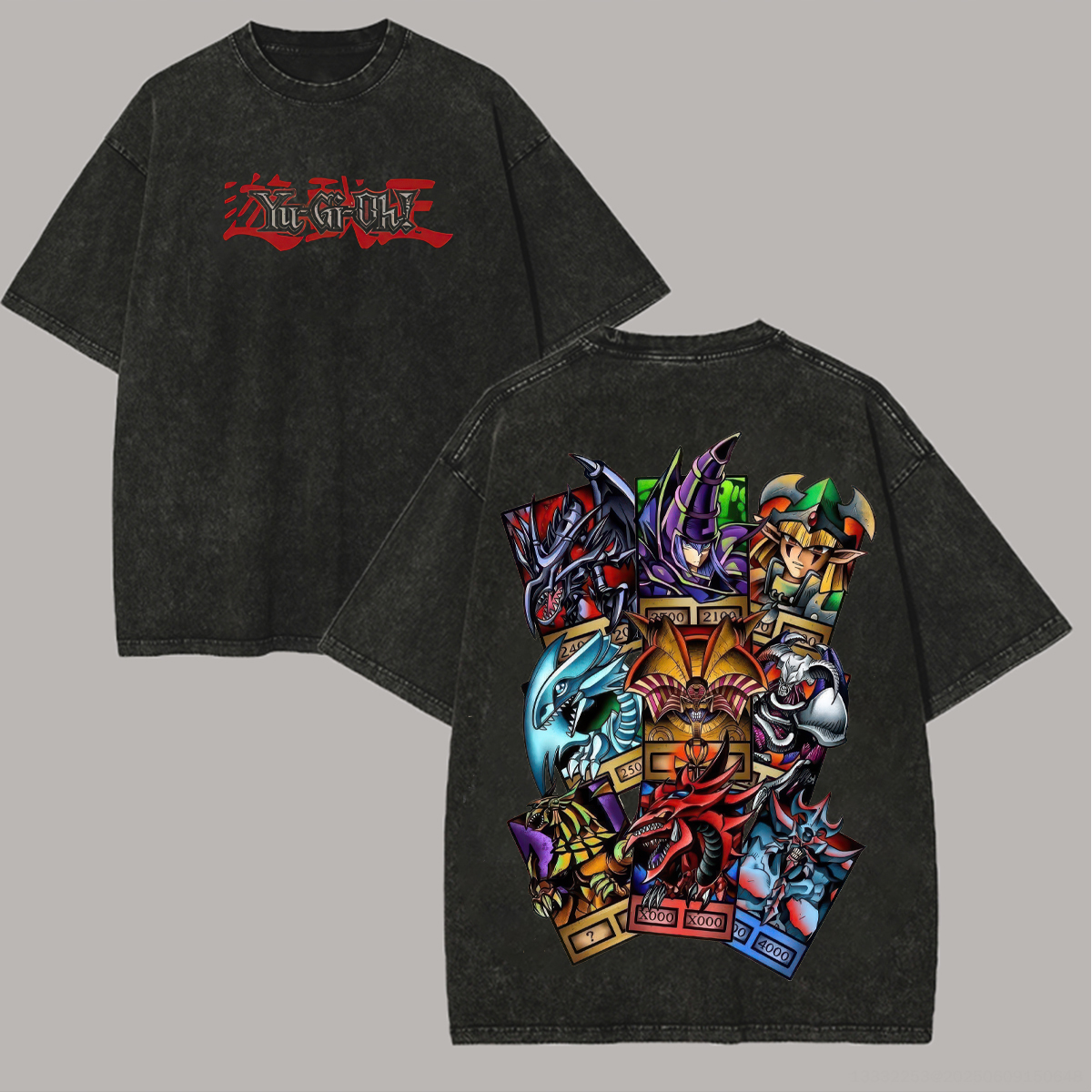 Yu-Gi-Oh! Printed Unisex Washed T-Shirt